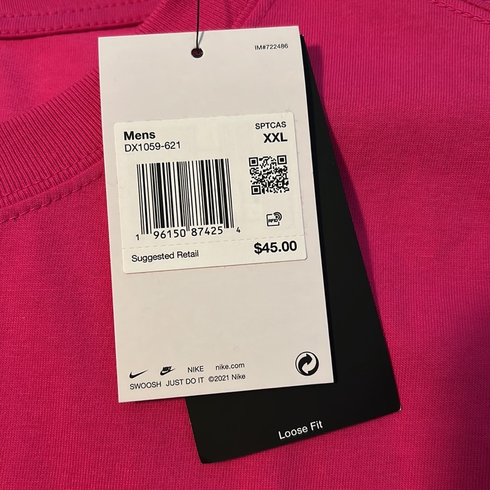 Nike T-Shirt 2XL Loose Fit - Picture 4 of 5